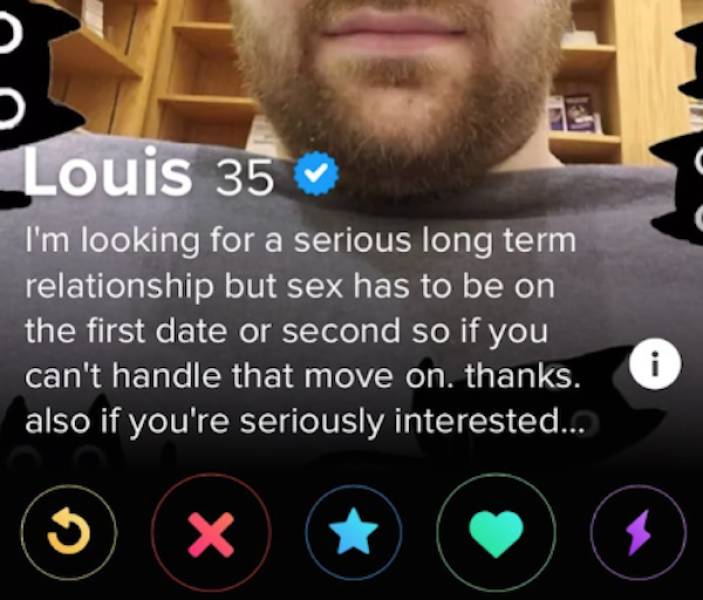 “Tinder” Knows Nothing Of Shame…