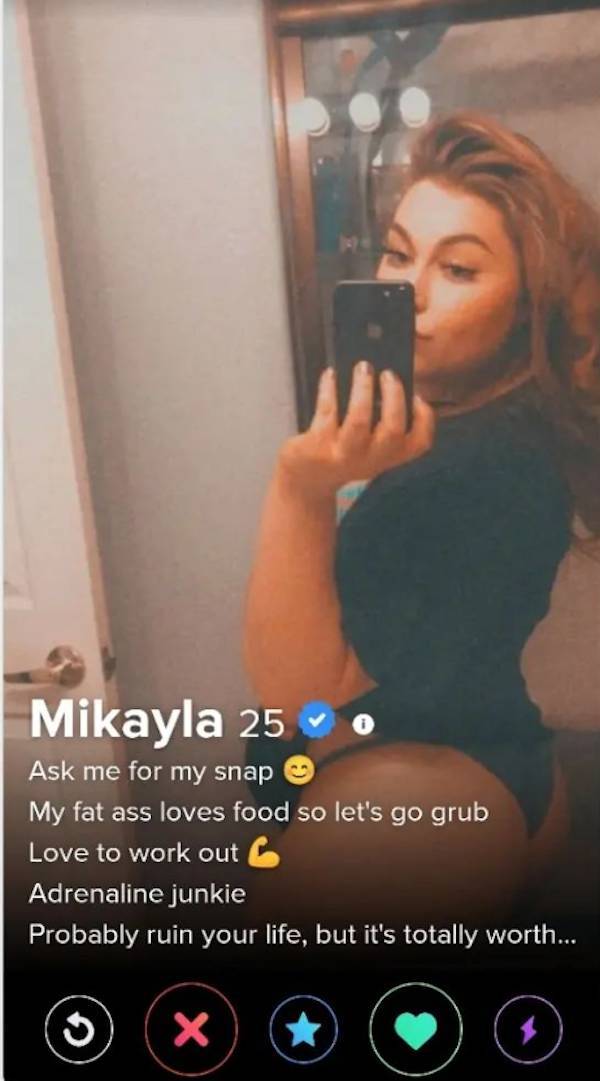 “Tinder” Knows Nothing Of Shame…