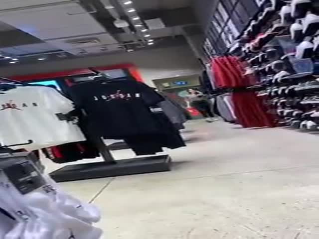 He'll Spend A Long Time Choosing Sneakers