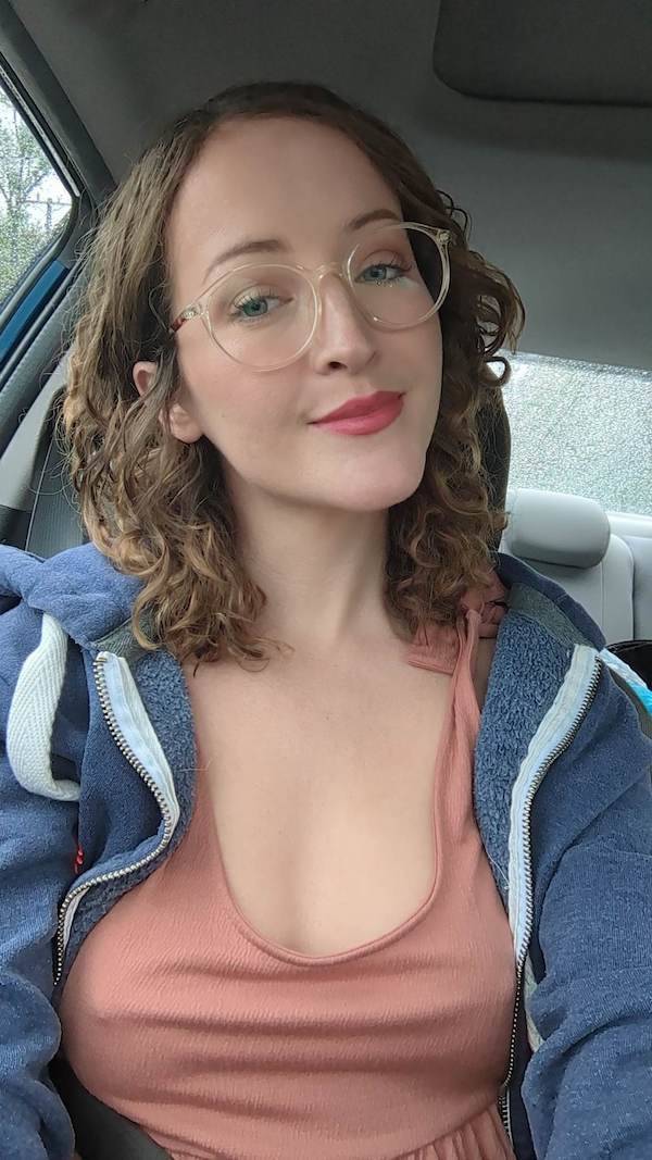 Pretty Eyes Behind Cute Glasses