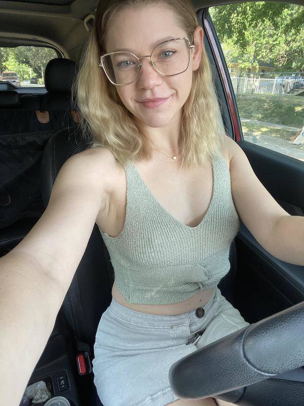 Pretty Eyes Behind Cute Glasses