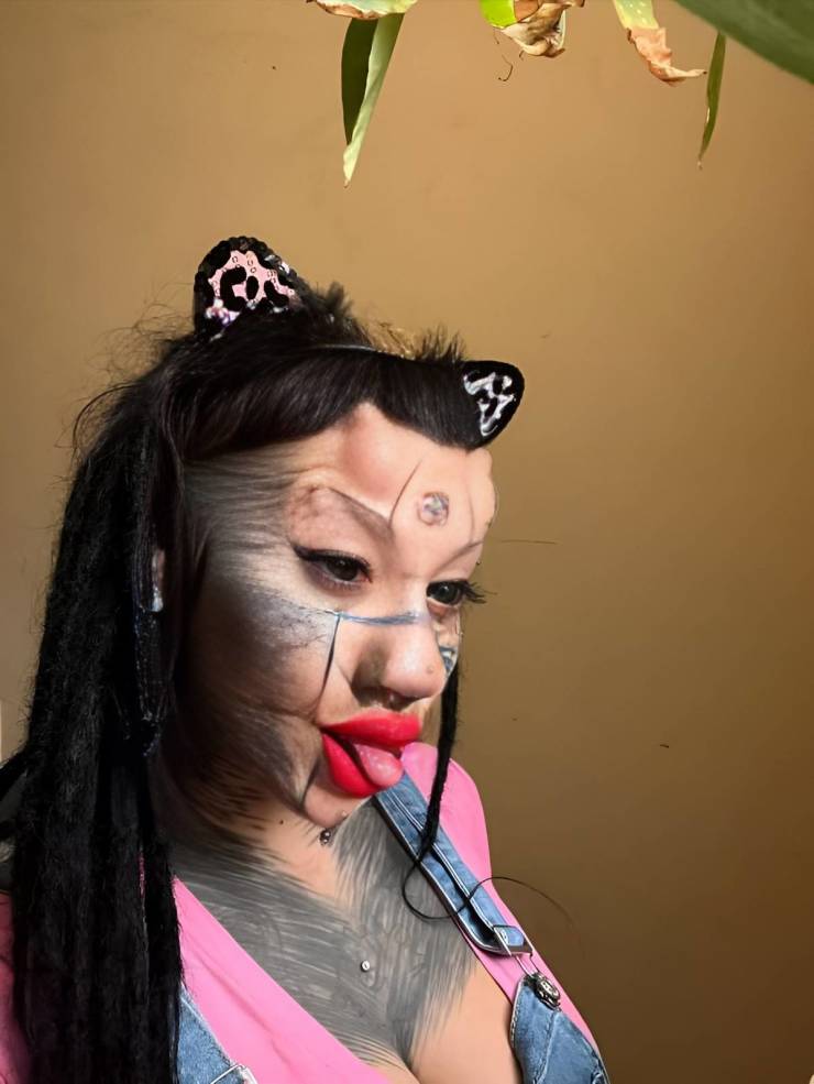 The Woman Decided To Become A Cat