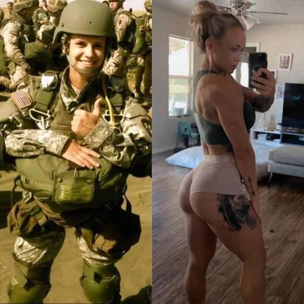 Sexy Girls Taking Off Their Uniforms