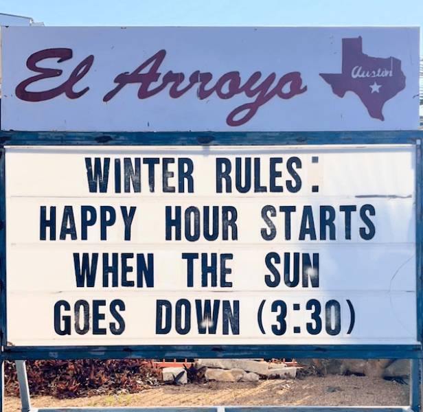 The Funniest El Arroyo Signs on the Internet