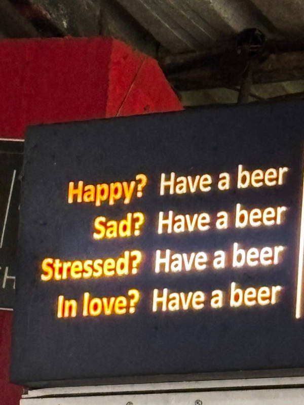 Drinking Never Ends!