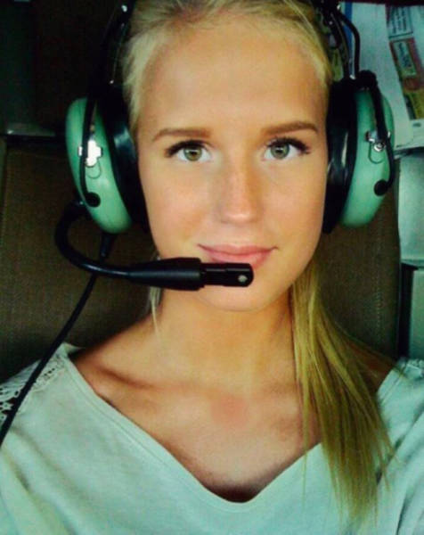 It Must Be So HOT In That Swedish Airplane!
