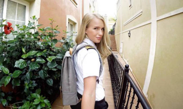 It Must Be So HOT In That Swedish Airplane!