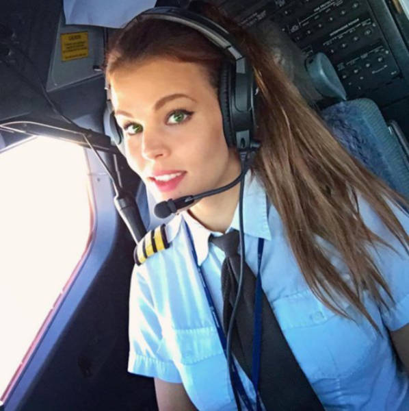 It Must Be So HOT In That Swedish Airplane!