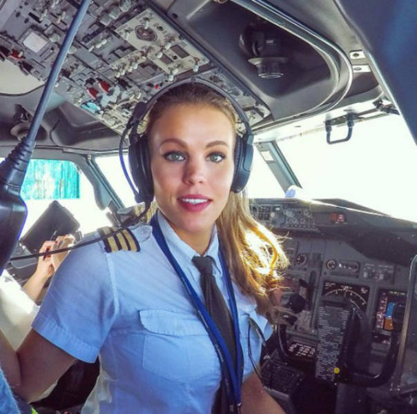It Must Be So HOT In That Swedish Airplane!