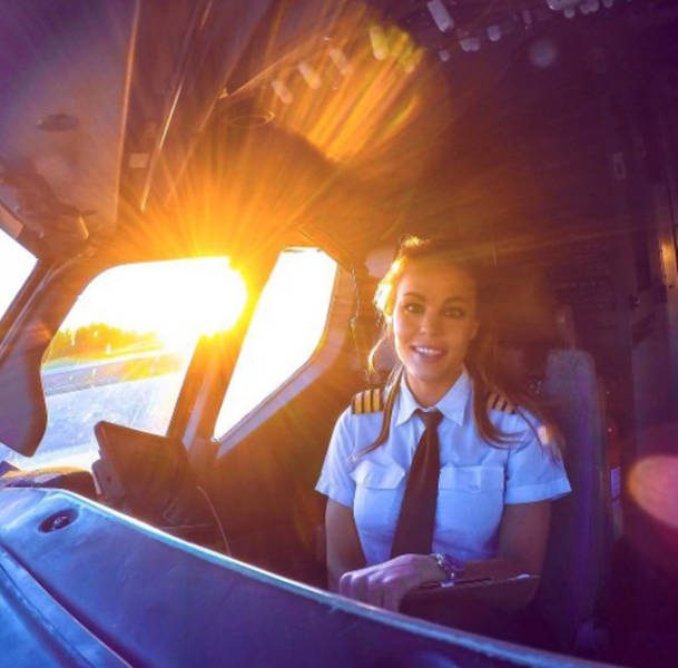 It Must Be So HOT In That Swedish Airplane!