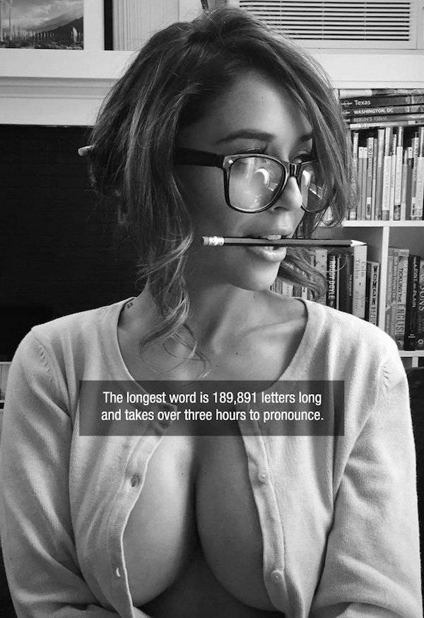 Facts are Best Served with Hot Chicks