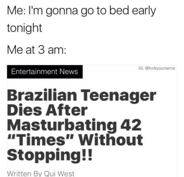 Very Touching Memes About Touching Yourself