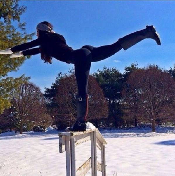 Just Some Sexy Girls Stretching