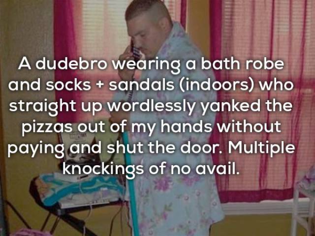 Pizza Delivery Girls Have Very Strange Lives…