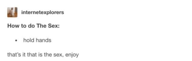 Tumblr Knows Everything About Sex. Kind Of