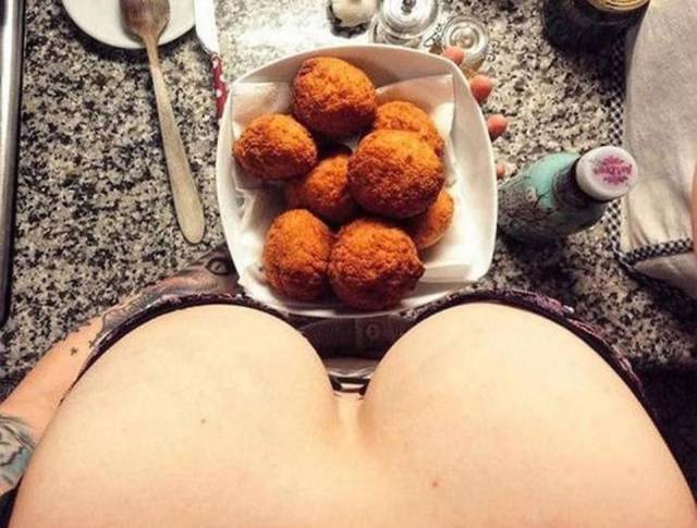 Boobs Or Food? Better Both!