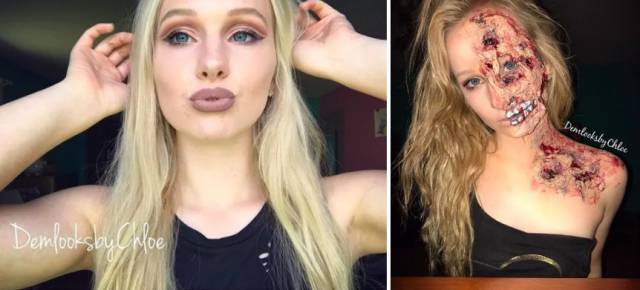 Halloween Makeup Is What Nightmares Are Made Of