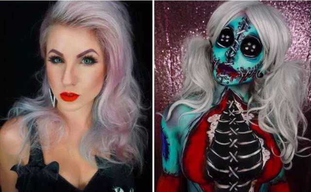 Halloween Makeup Is What Nightmares Are Made Of