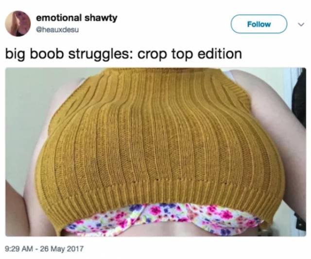 Big Boobs Can Cause Big Problems