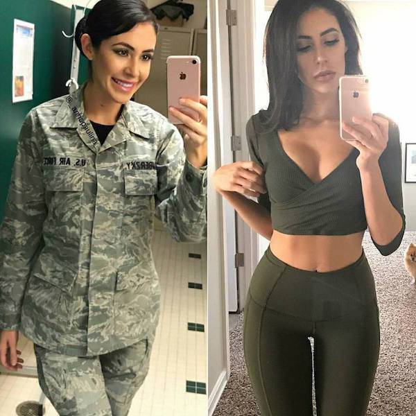 Uniform Ladies Don’t Always Wear Their Uniforms