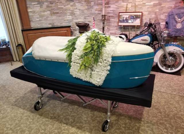 This Man Never Parted With His Motorcycle…