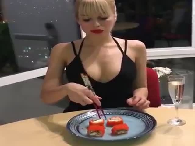 Sure, She’s Just Saving Her Lipstick…