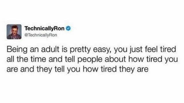 Being Adult Brings New Memes To The Table