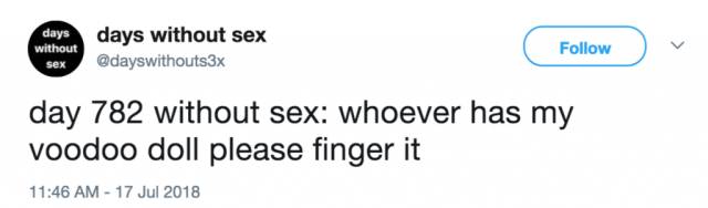 What Countless Days Without Sex Do To You