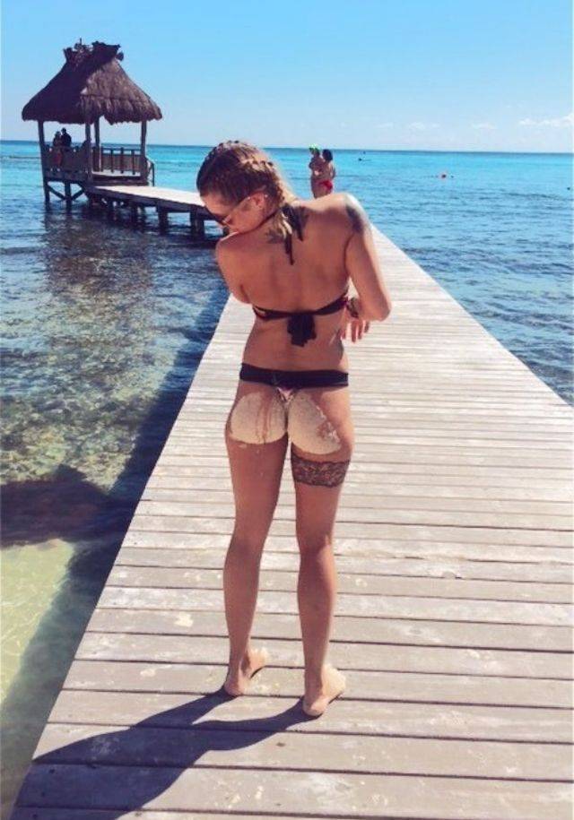 Sand Is Not Enough To Cover These Booties!