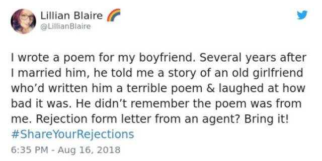 In Showbiz You Get Rejected Pretty Often