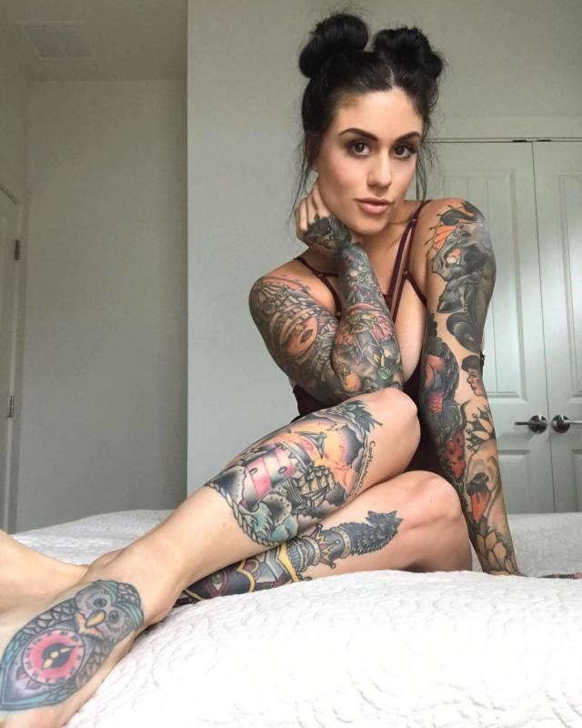 Hot and Hardcore Tattooed Girls