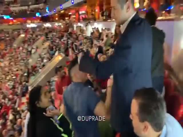 Miami Heat Fan Decided He Won’t Budge