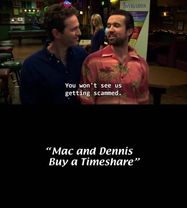 “It’s Always Sunny” Wherever These Scenes Are