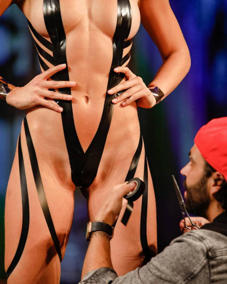 2019 Is The Year Of Tape Bikinis