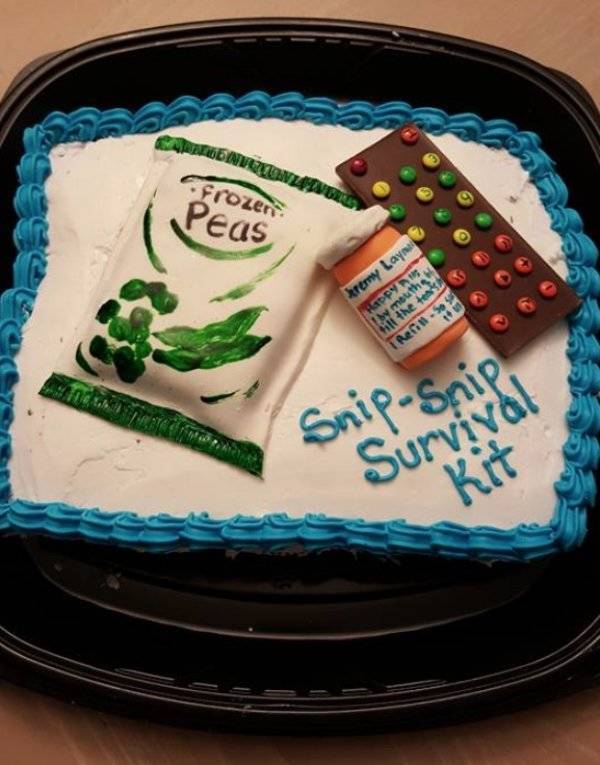 Vasectomy Day Cakes Celebrate The Snip-Snip