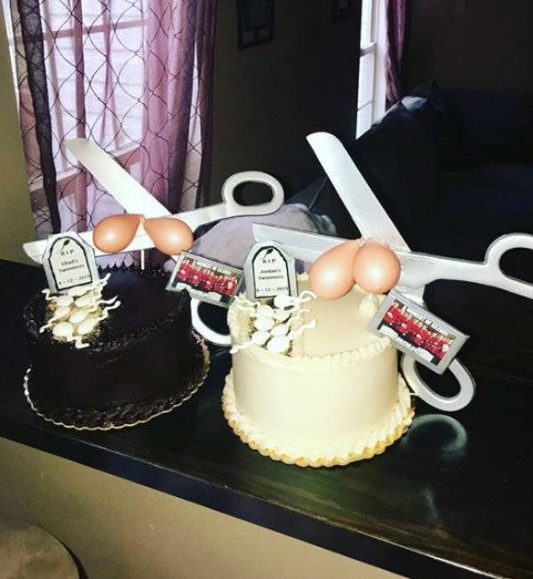Vasectomy Day Cakes Celebrate The Snip-Snip