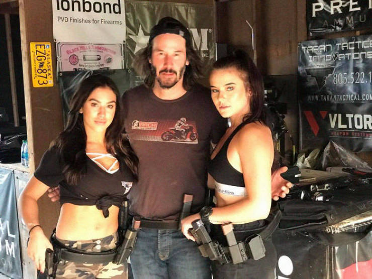 Keanu Reeves And His Hover Hands