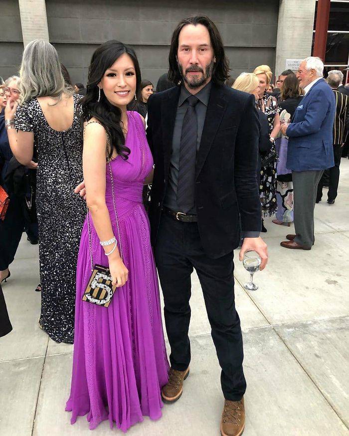 Keanu Reeves And His Hover Hands