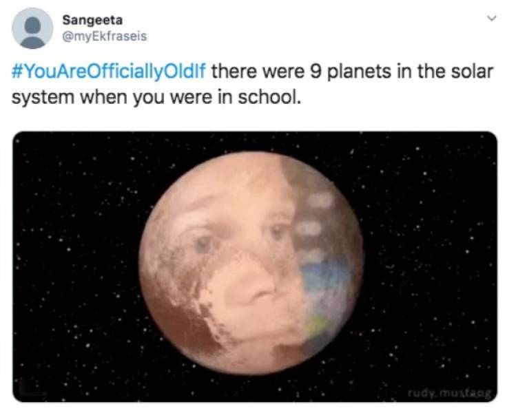 You Are Way Too Old…