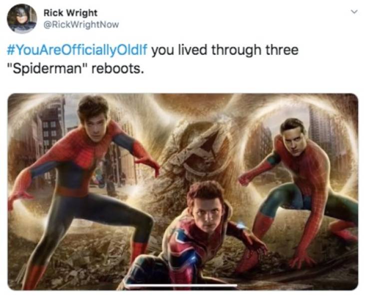 You Are Way Too Old…