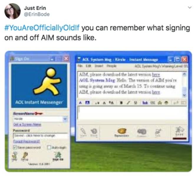 You Are Way Too Old…