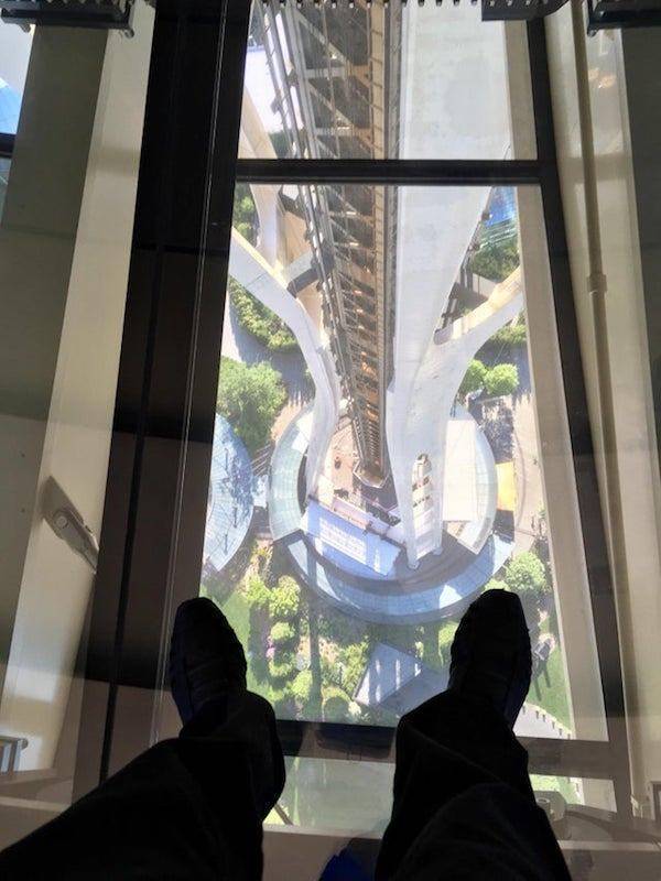 Looking Down Is Highly Not Recommended