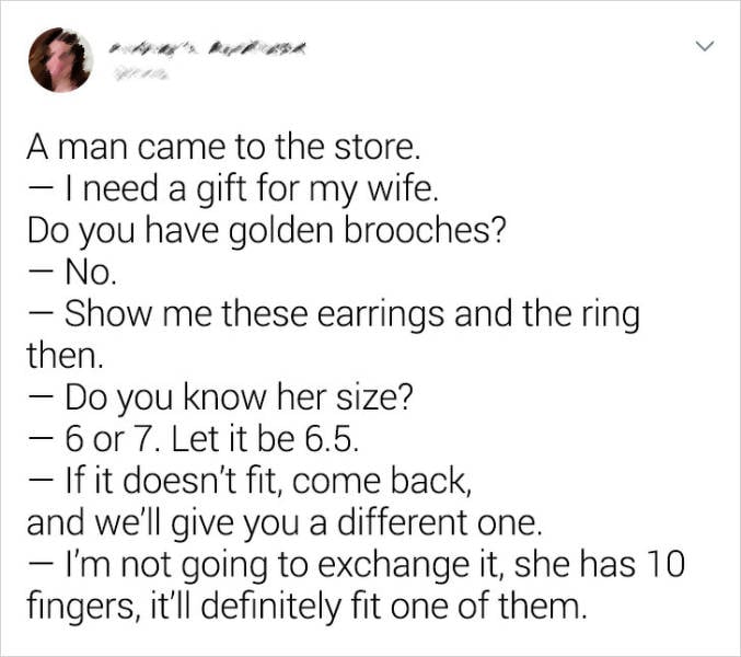 Men Are Simple Creatures