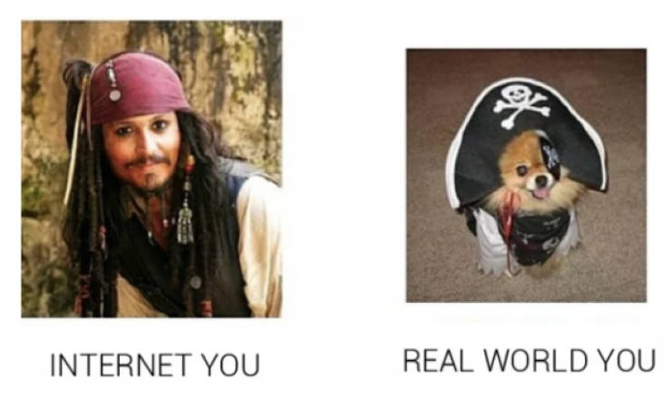 Real Life You Vs. Internet You
