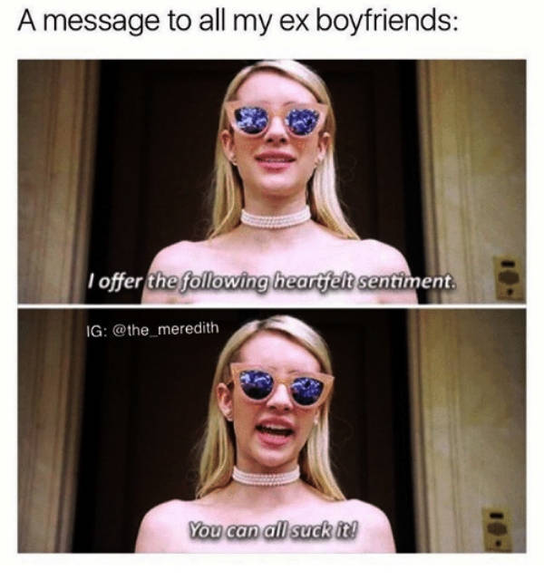 And How Was Your Ex?