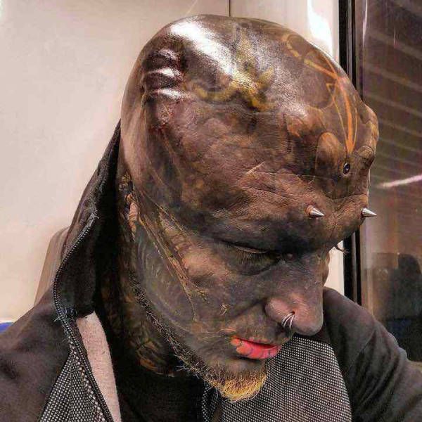 Guy Wanted To Turn Into A Black Alien