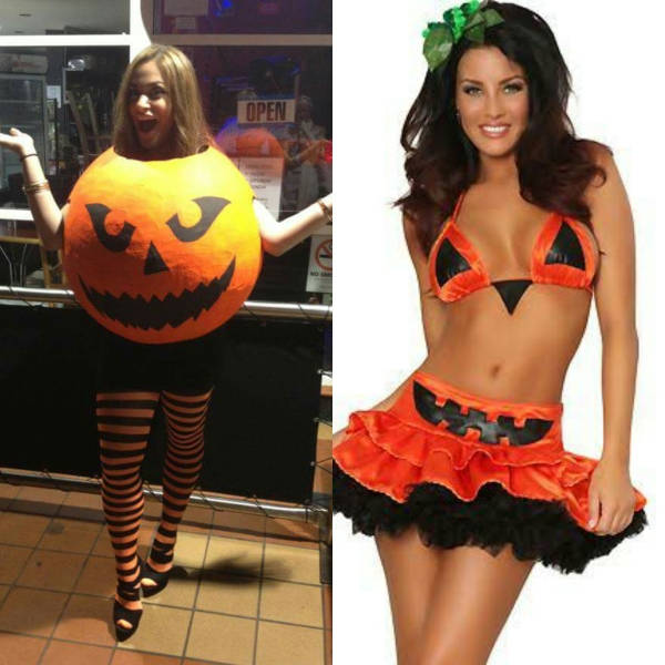 Different Girls – Different Halloween Costumes