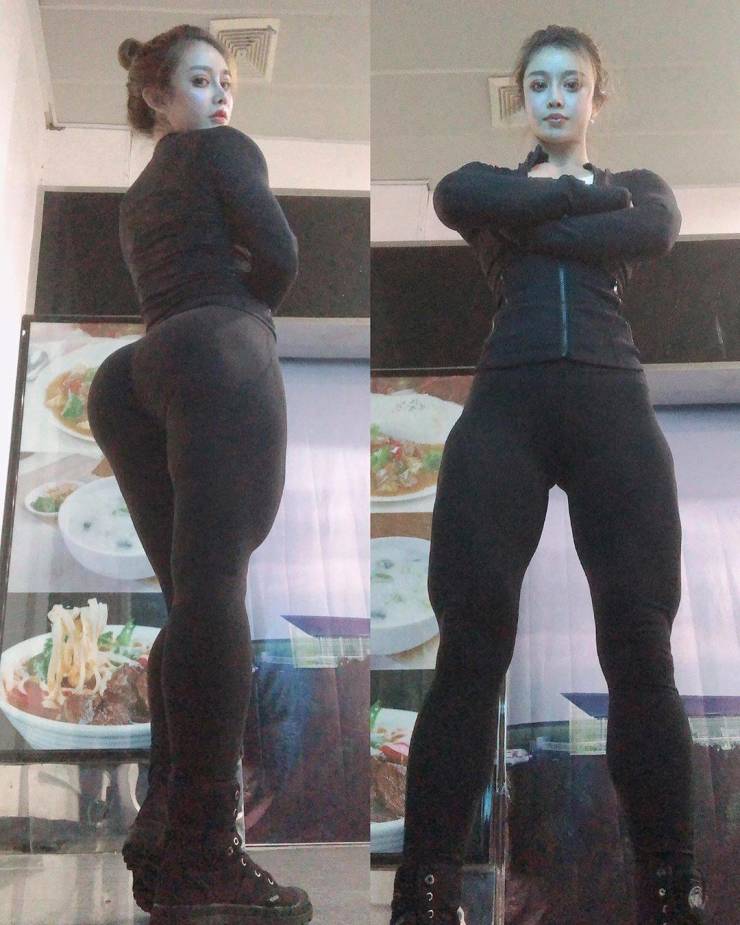 This Chinese Nurse Girl Is Also A Bodybuilder!