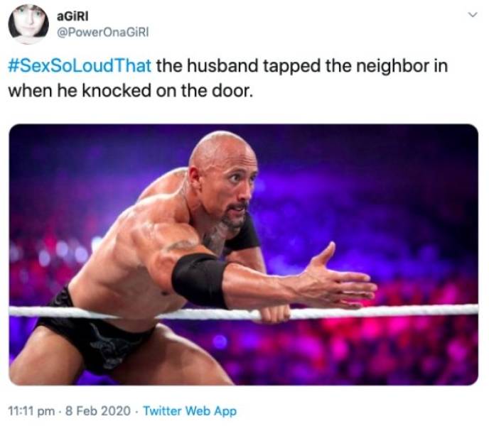 When Sex Is So Loud That…