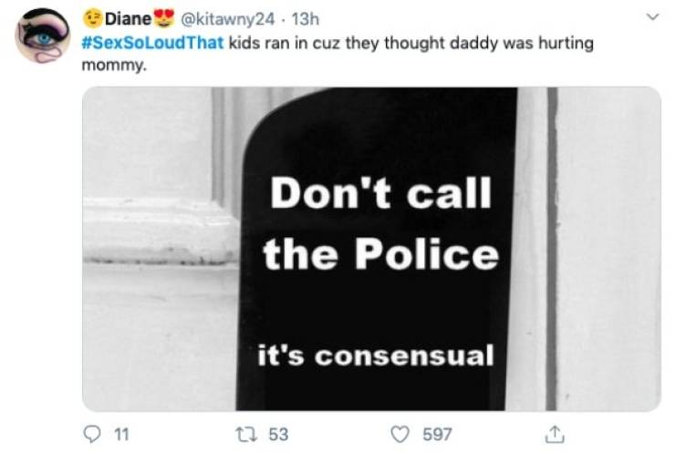 When Sex Is So Loud That…